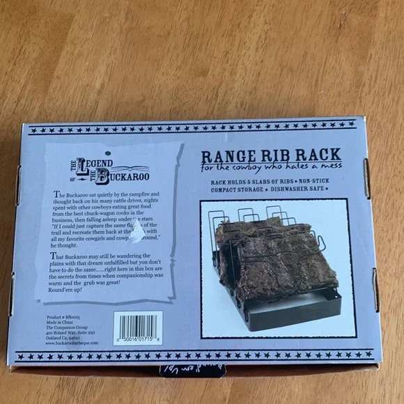 Buckaroo Barbeque Range Rib Rack - Picture 2 of 6